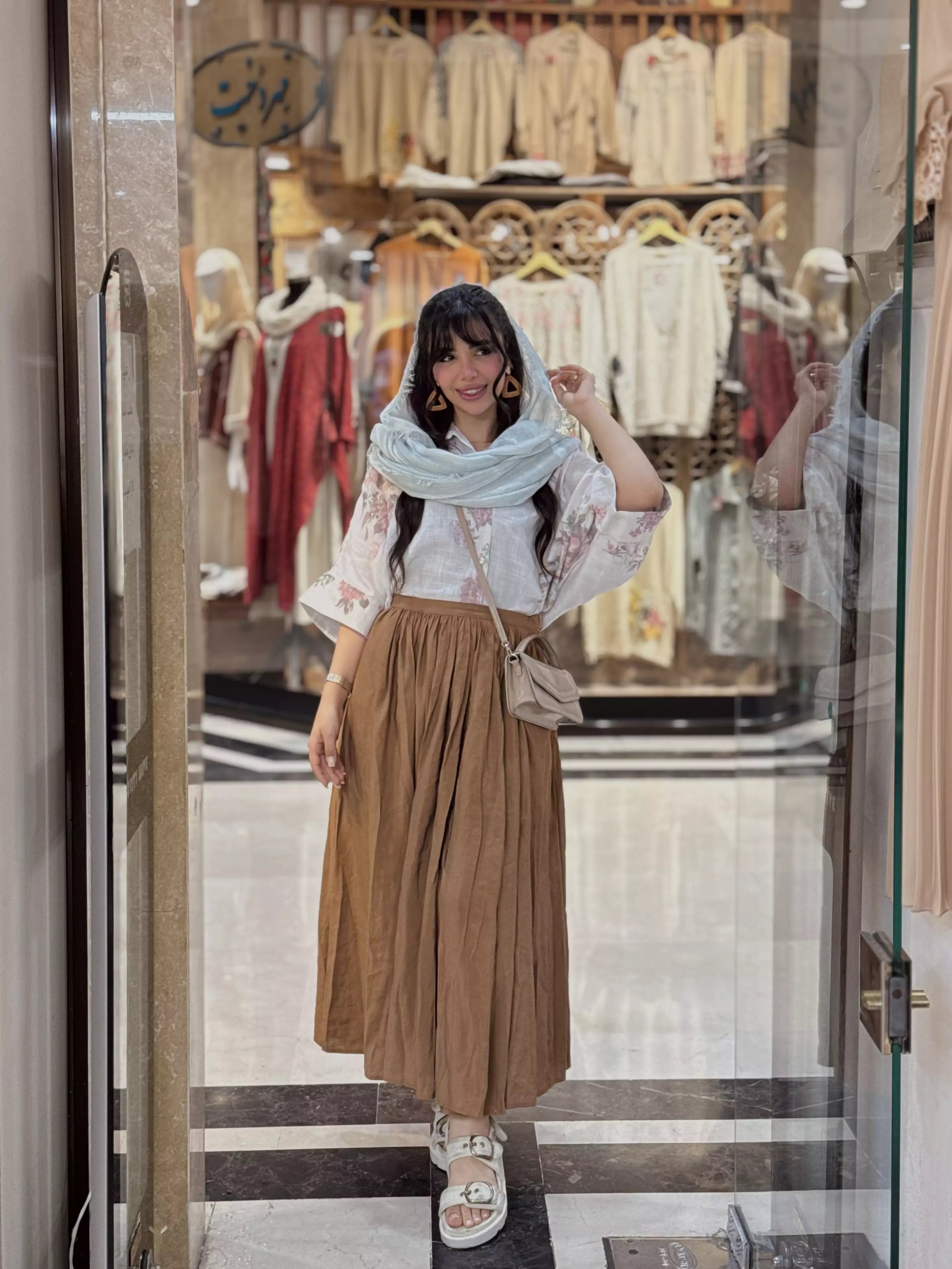 شومیز گلدار