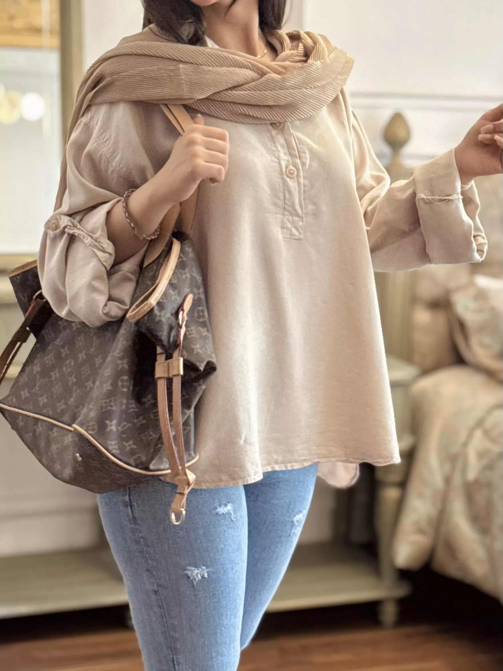 شومیز جلوبسته سیلک