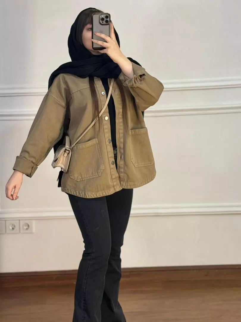 کت کتان نیلا