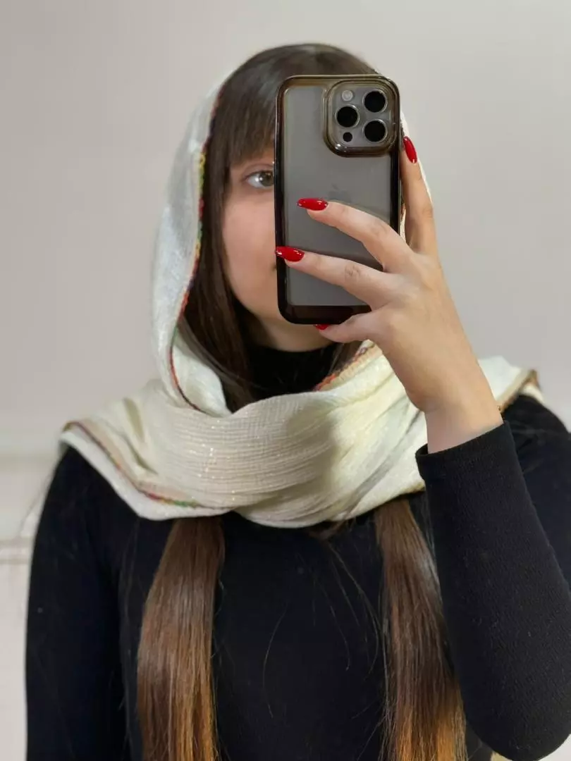 شال لبه رنگی شاین