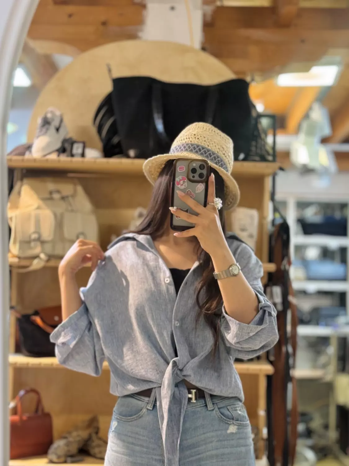 شومیز گره ای ماه
