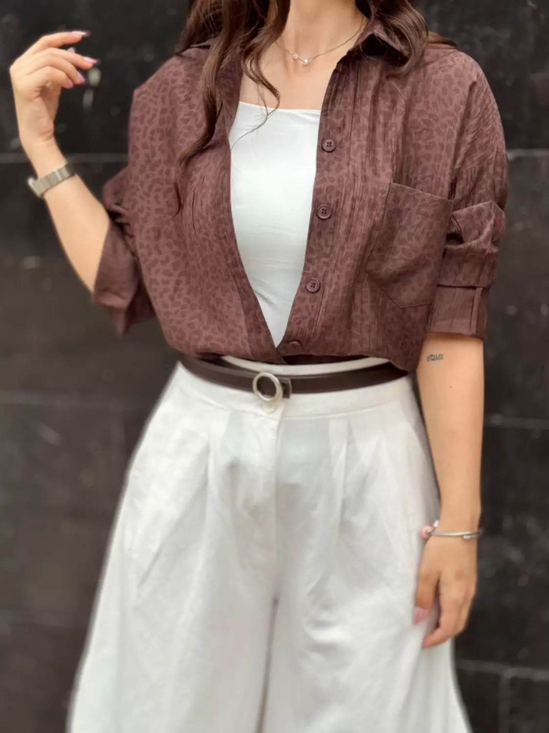 شومیز پلنگی ملیسا