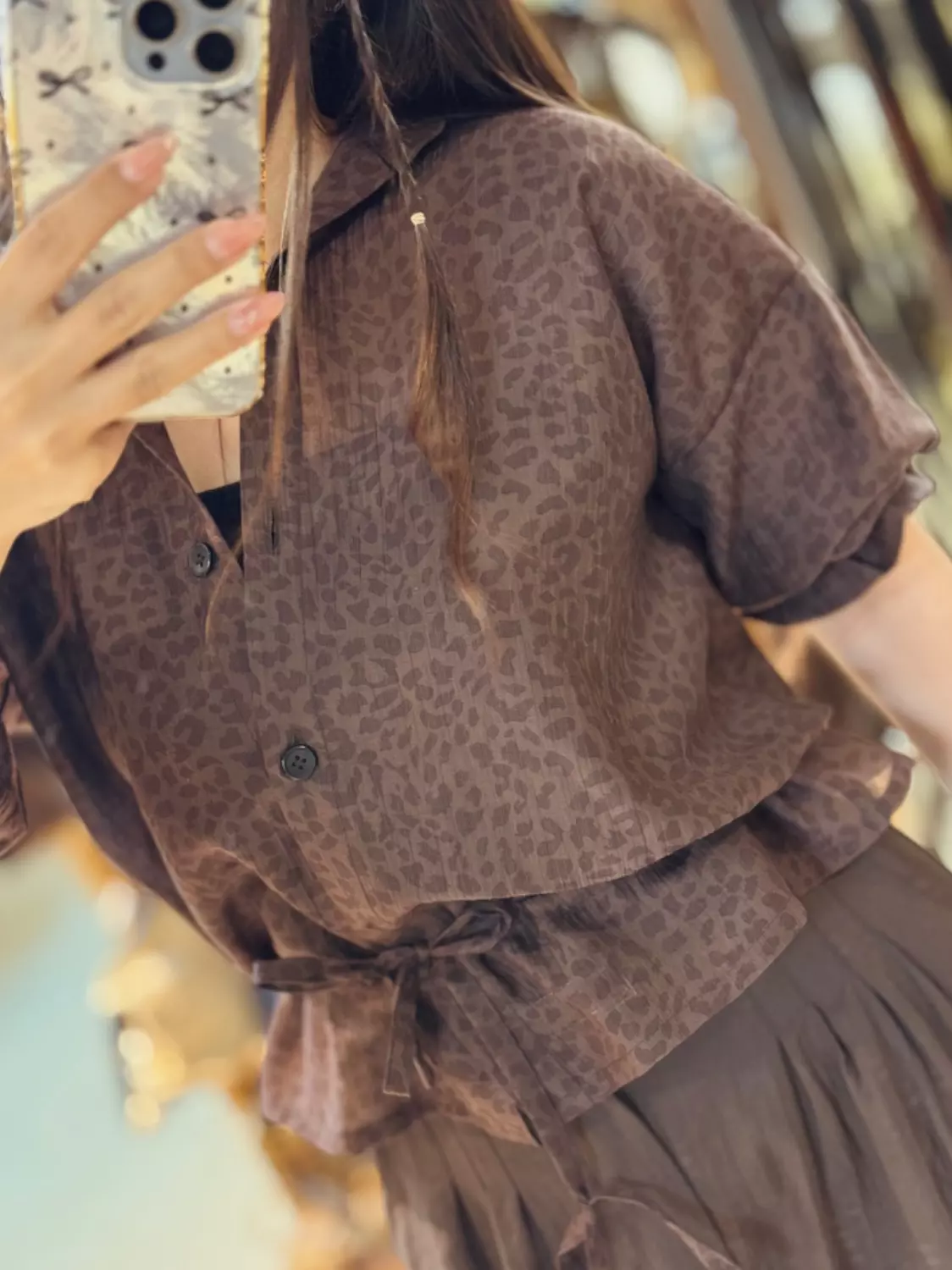 شومیز باربی پلنگی