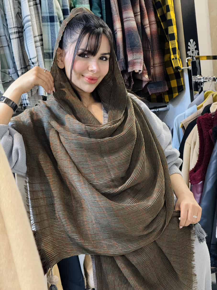 شال پاییزه چهارخونه