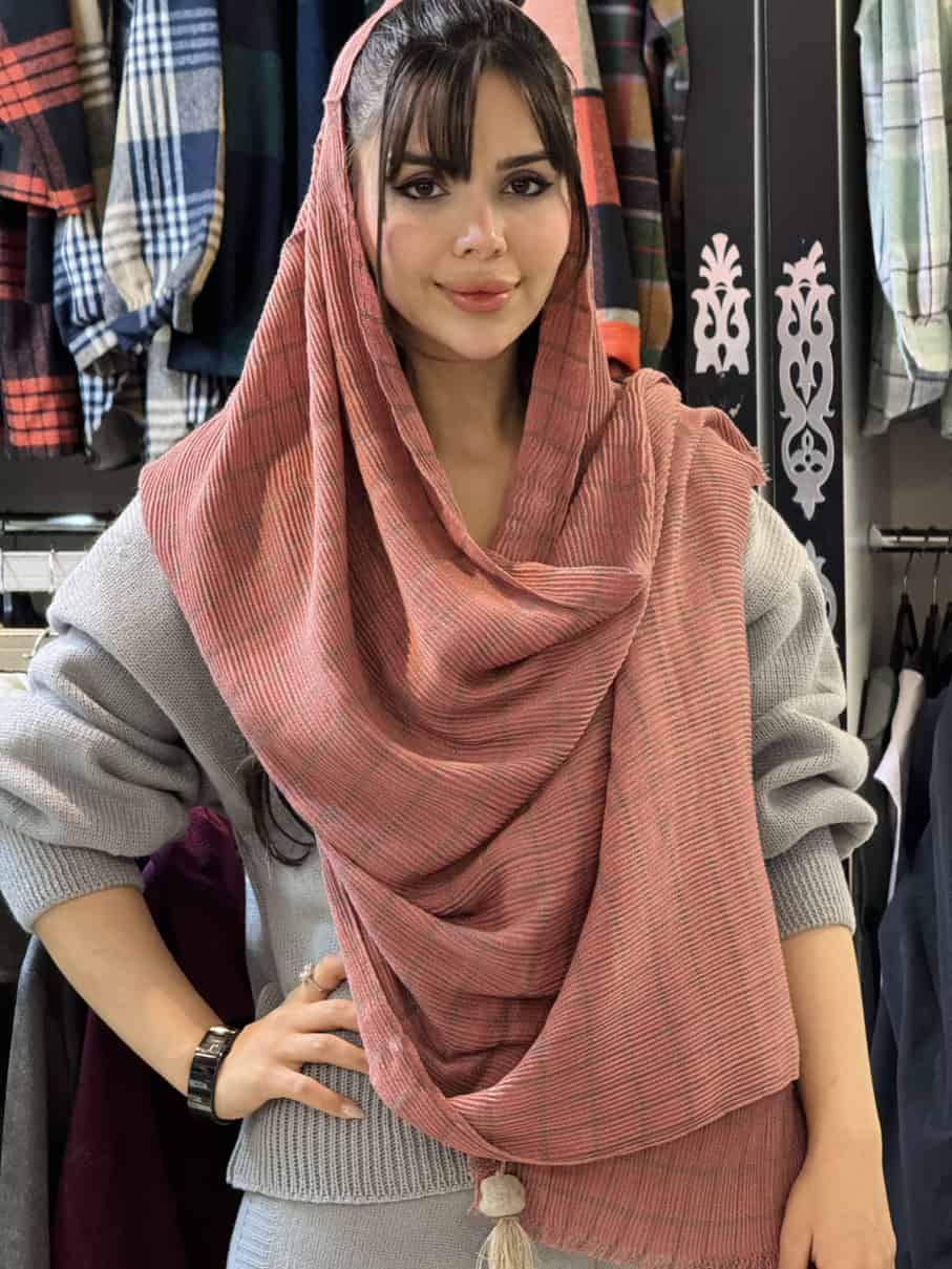 شال پاییزه چهارخونه