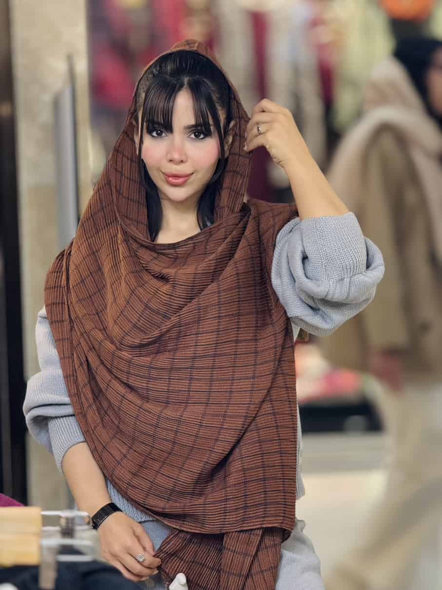 شال پاییزه چهارخونه