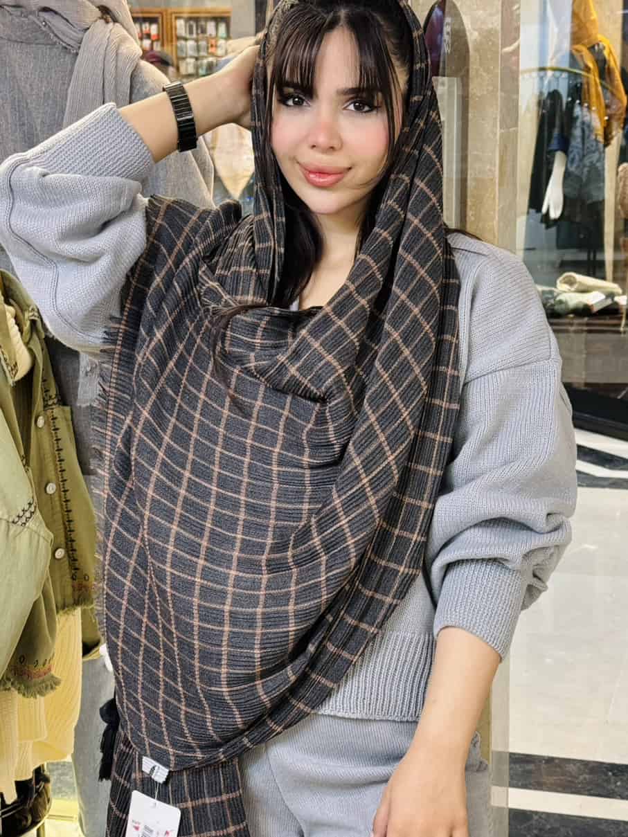 شال پاییزه چهارخونه