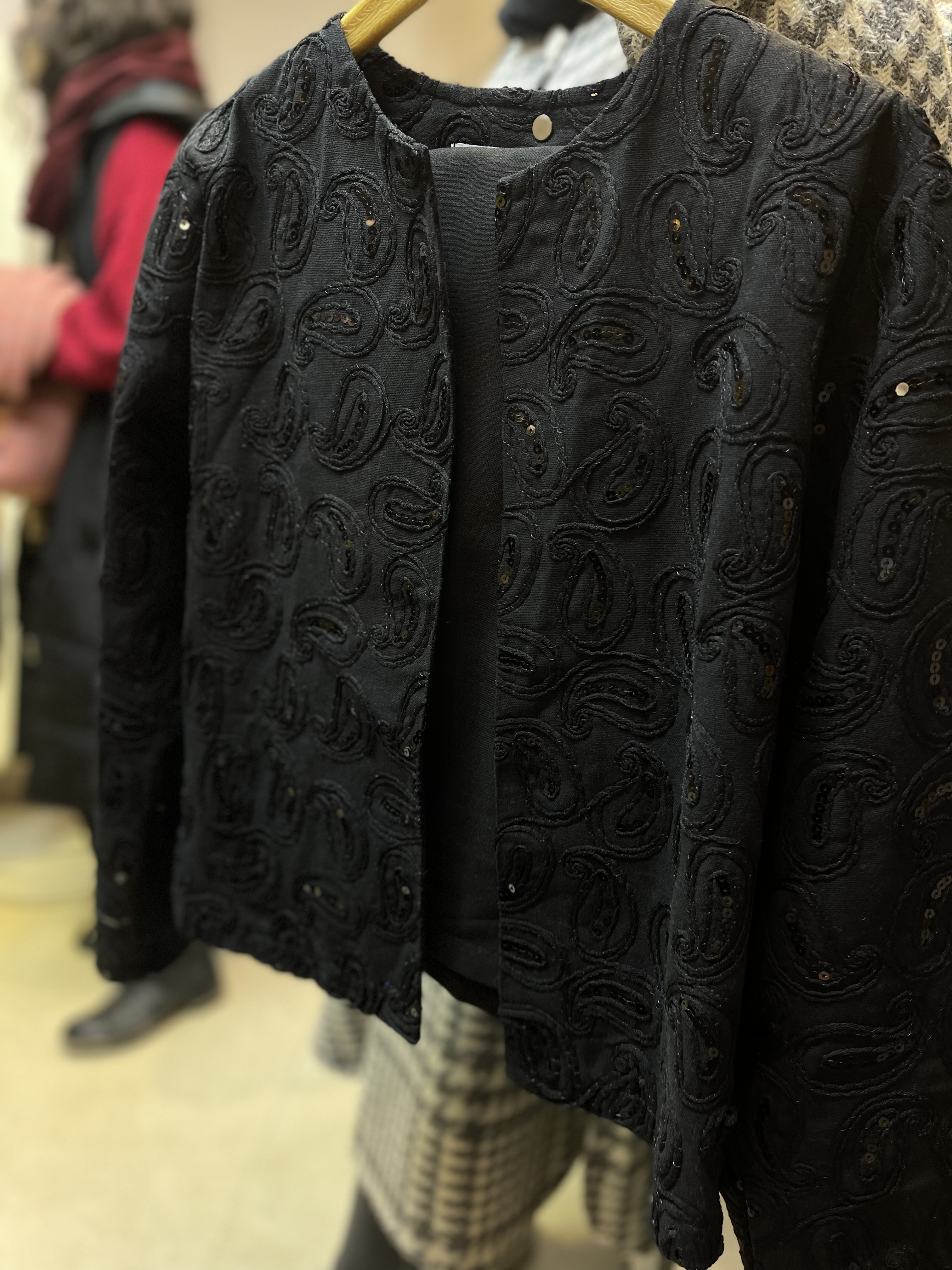 کراپ دامن سوزن دوزی