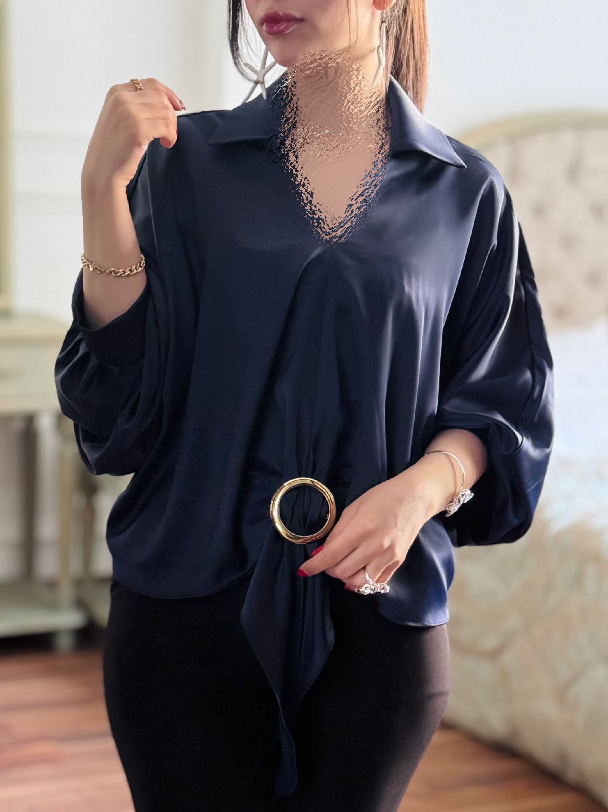 شومیز ساتن زارا