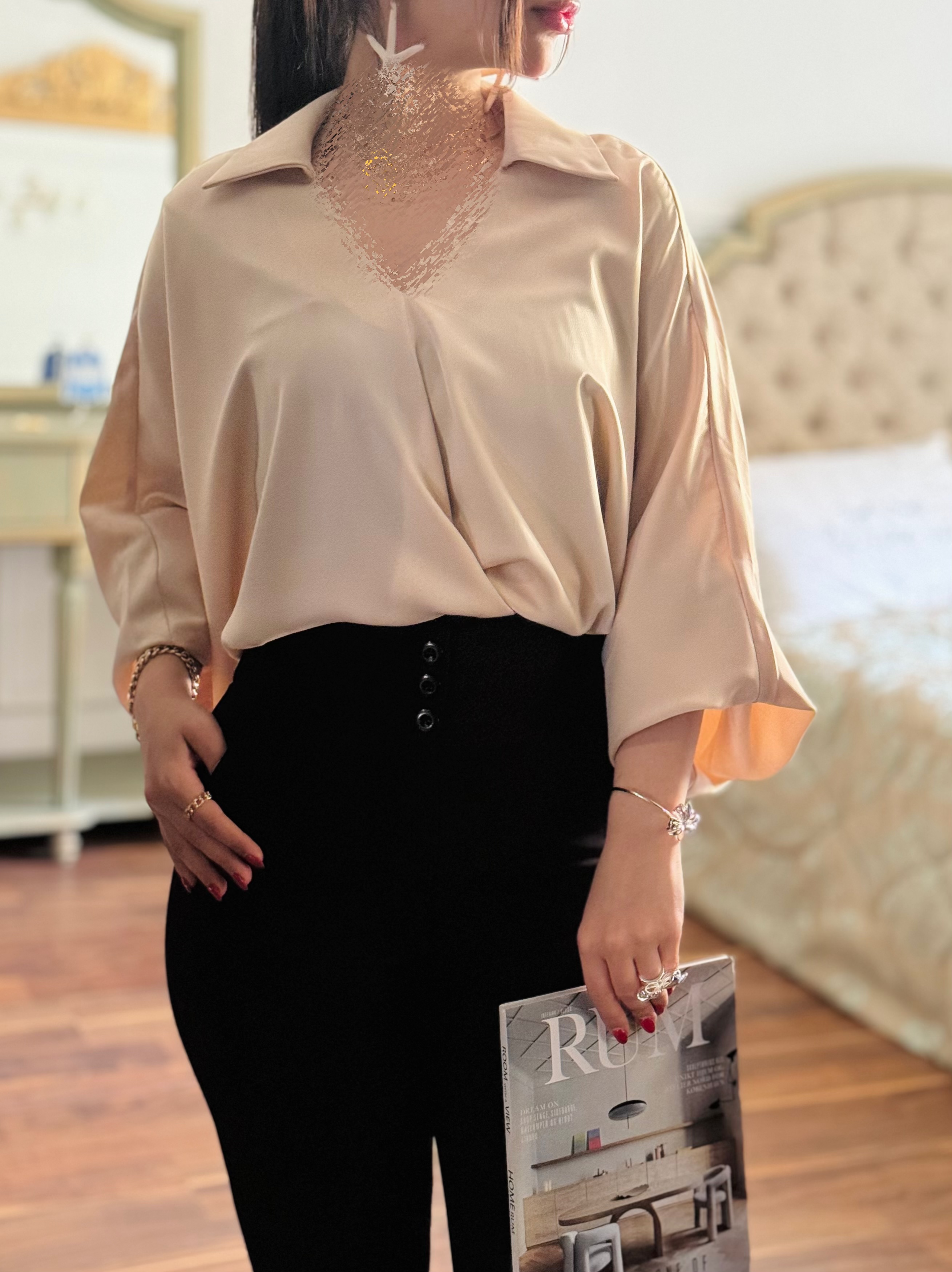 شومیز ساتن زارا
