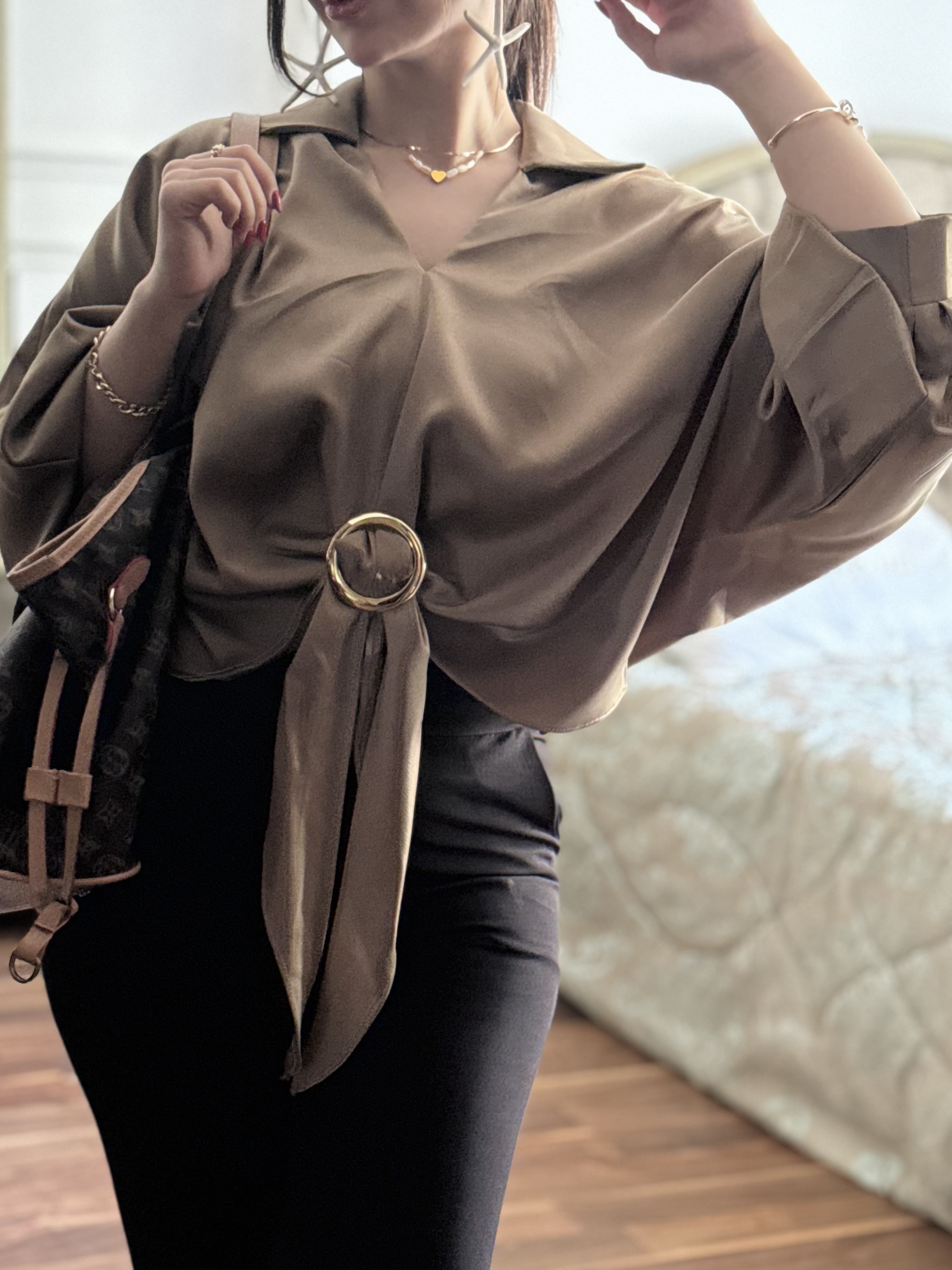 شومیز ساتن زارا