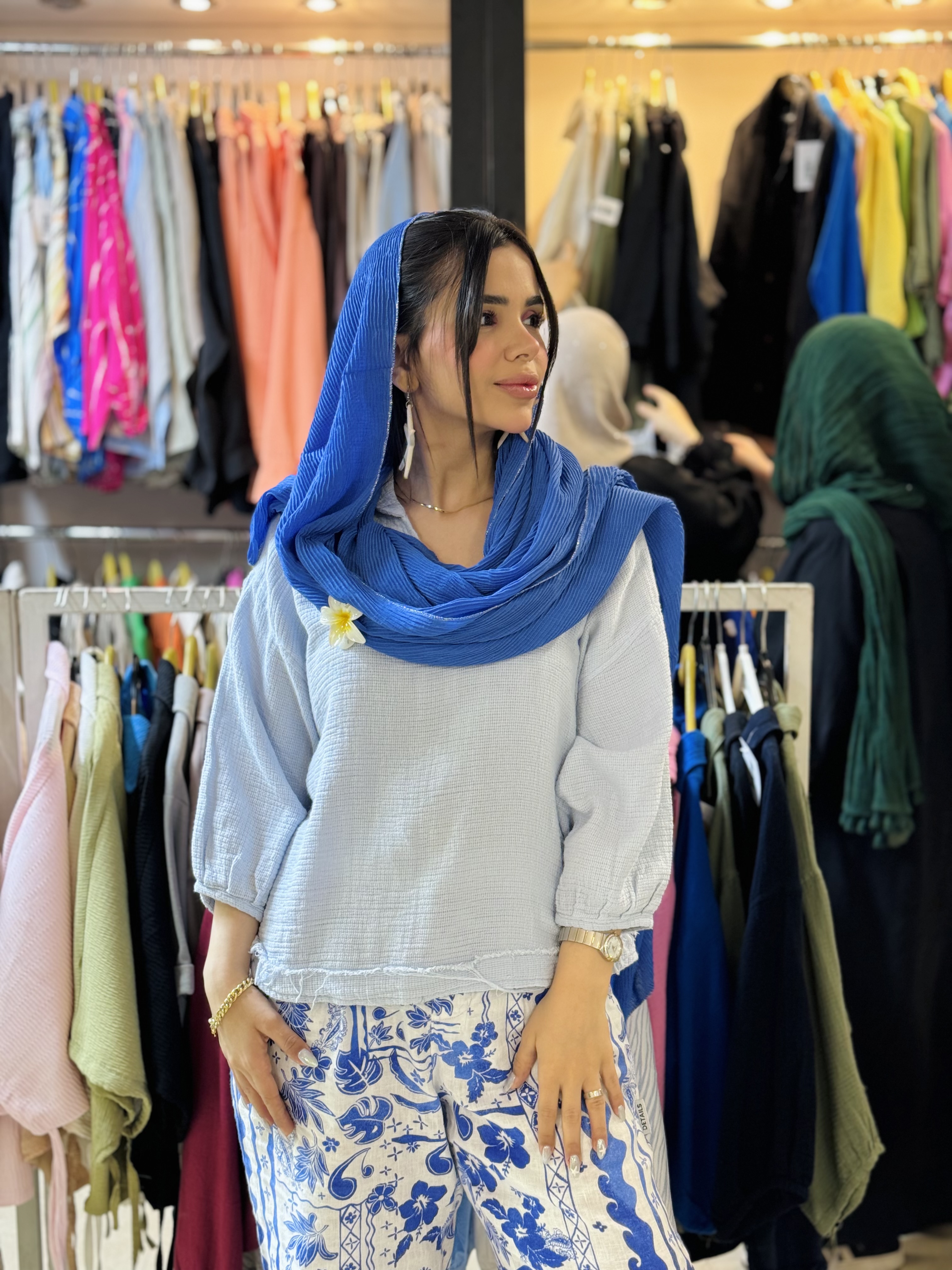 شومیز کنفی جلو بسته